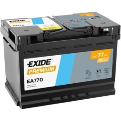 Batterie voiture Exide EA770 12V 77Ah 760A para Same Explorer Explorer 90 2002